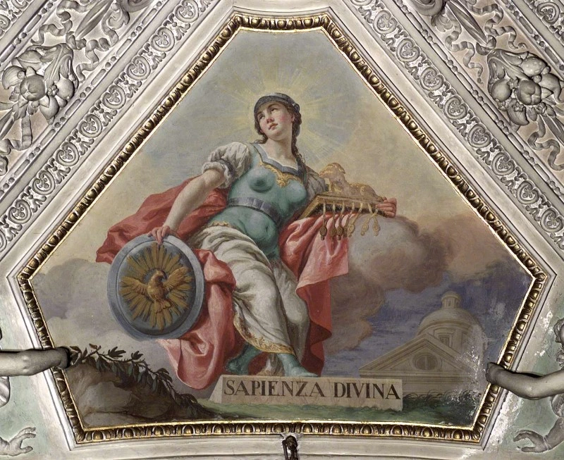 69-Figura allegorica della Sapienza Divina - Alzano Lombardo, Bergamo